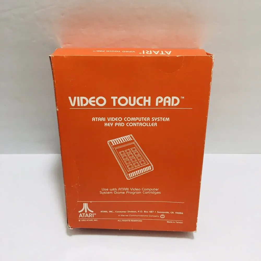 Vintage Atari VIDEO TOUCH PAD ORIGINAL BOX ONLY 80's READ NO GAME